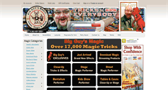 Desktop Screenshot of bigguysmagic.com